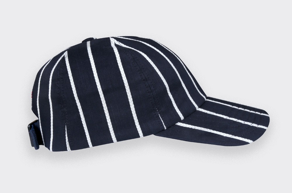 Pinstripe n°1 Cap - Made in France - Cinabre Paris