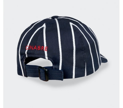 Pinstripe n°1 Cap - Made in France - Cinabre Paris