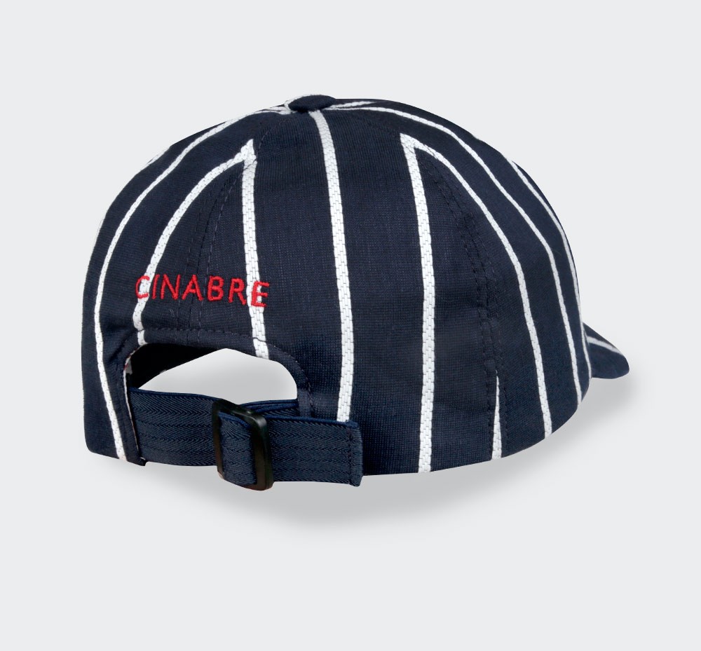 Pinstripe n°1 Cap - Made in France - Cinabre Paris