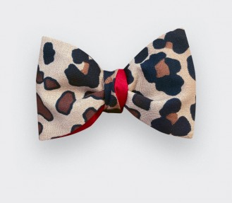 Leopard Bow Tie - Cotton - Cinabre Paris