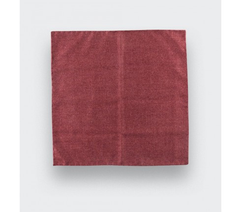 Red Flannel Pocket Square - Cinabre Paris