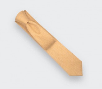 Yellow Herringbone Tie - cinabre Paris