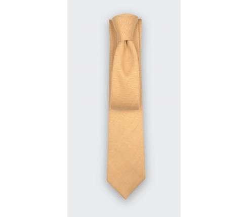 Yellow Herringbone Tie - cinabre Paris