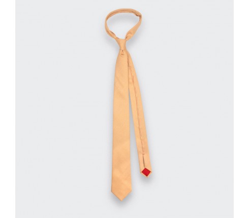 Yellow Herringbone Tie - cinabre Paris