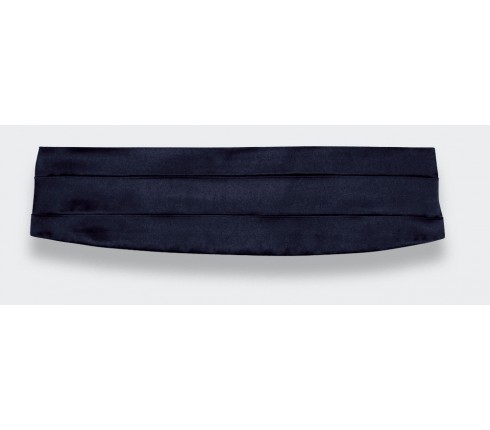 Midnight Blue Cummerbund - Silk - Cinabre Paris