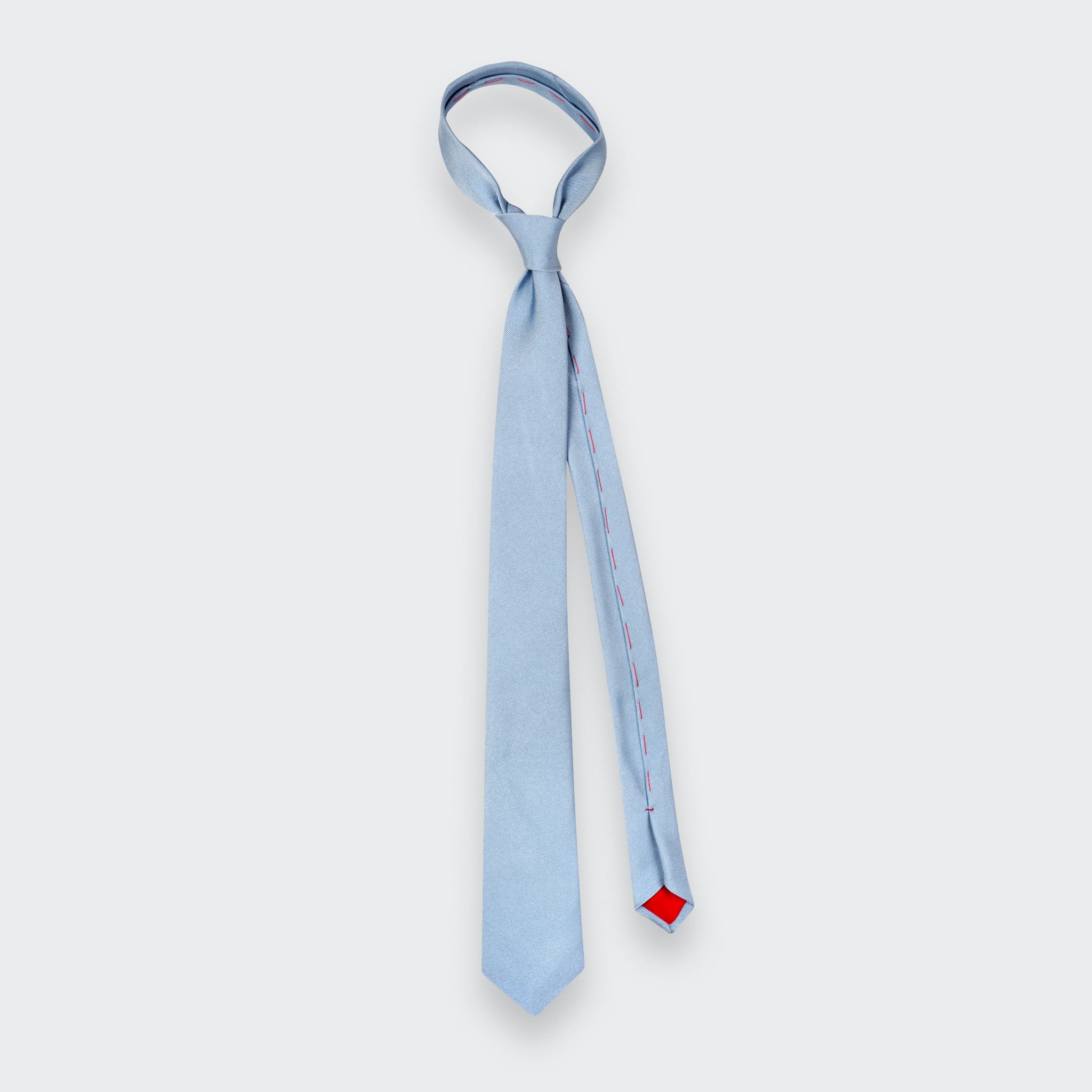 Light Blue Faille Tie - Cinabre Paris