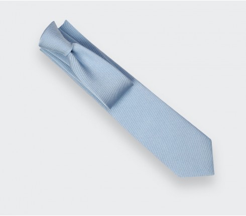 Light Blue Faille Tie - Cinabre Paris