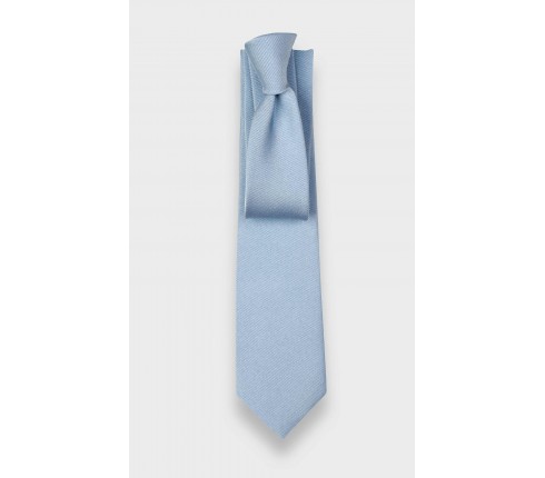 Light Blue Faille Tie - Cinabre Paris