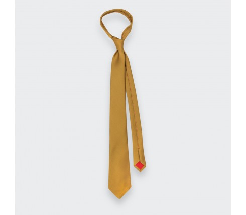 Mustard Faille Tie - Cinabre Paris