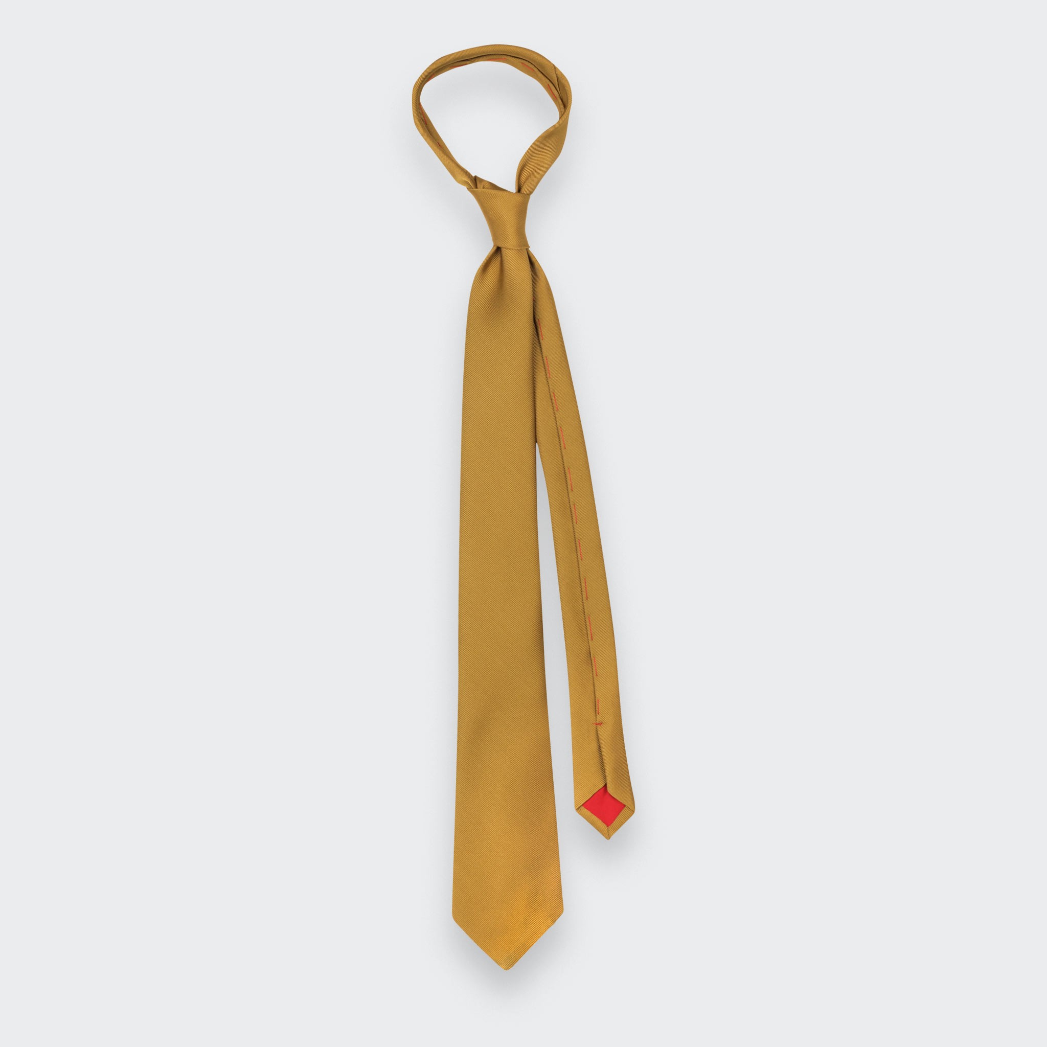 Mustard Faille Tie - Cinabre Paris