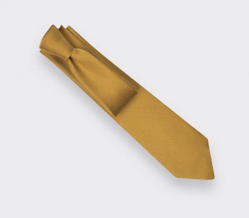 Mustard Faille Tie - Cinabre Paris