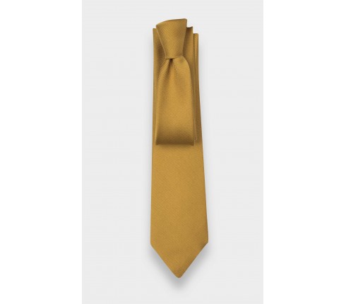 Mustard Faille Tie - Cinabre Paris