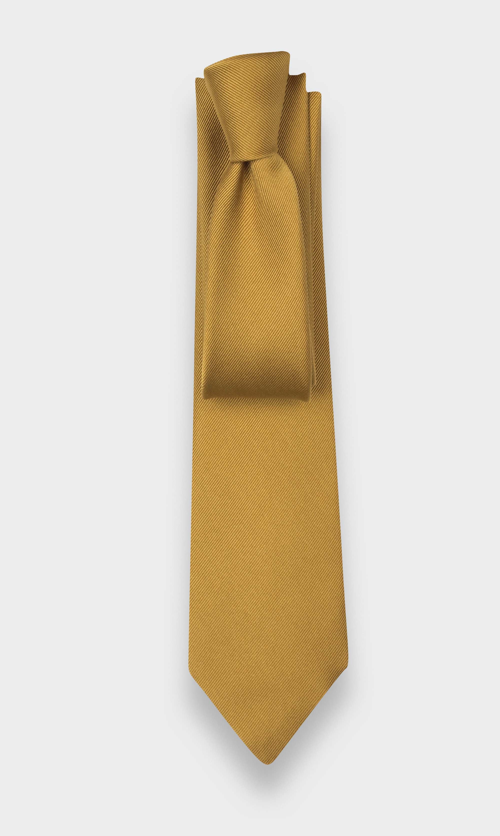 Mustard Faille Tie - Cinabre Paris