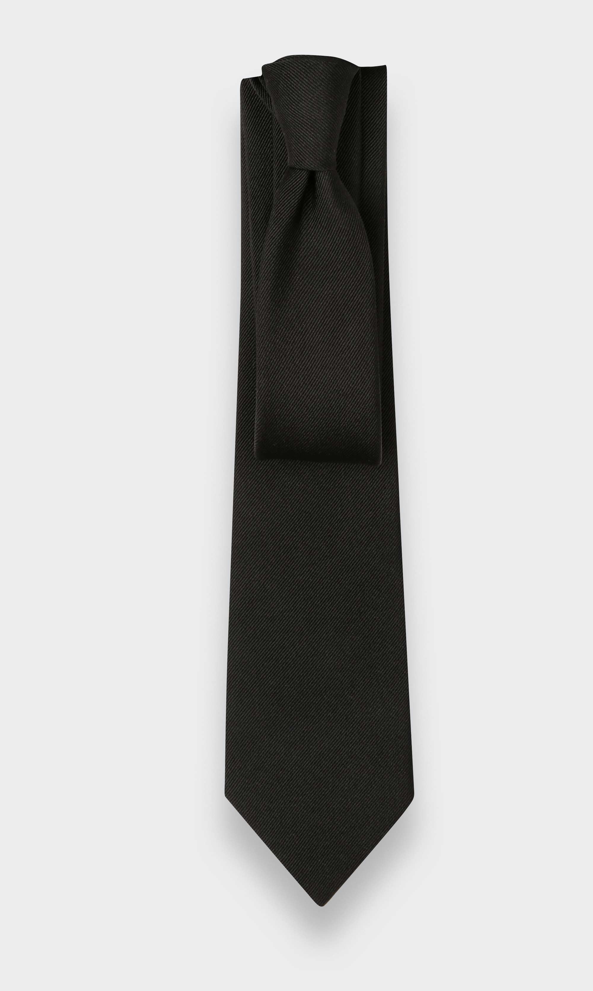 Black Faille Tie - Cinabre Paris