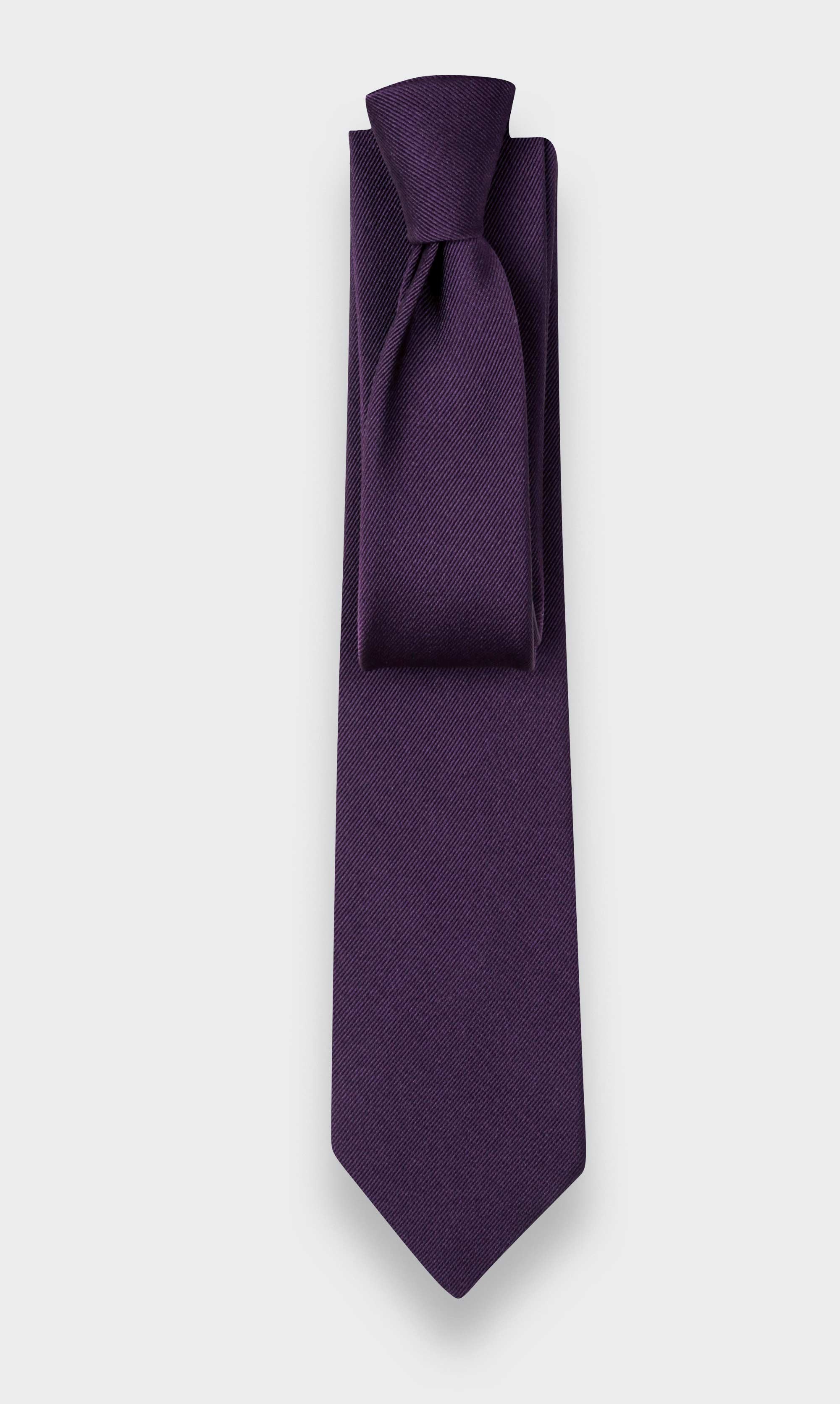 Purple Faille tie - Cinabre Paris