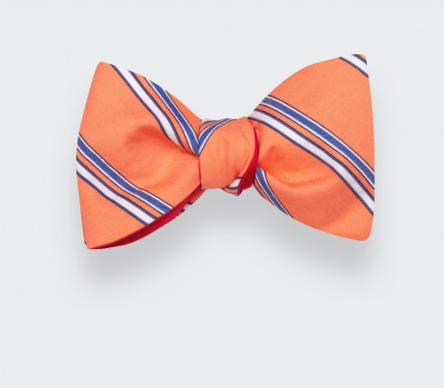 Noeud papillon Club Orange - CINABRE Paris - Made in France