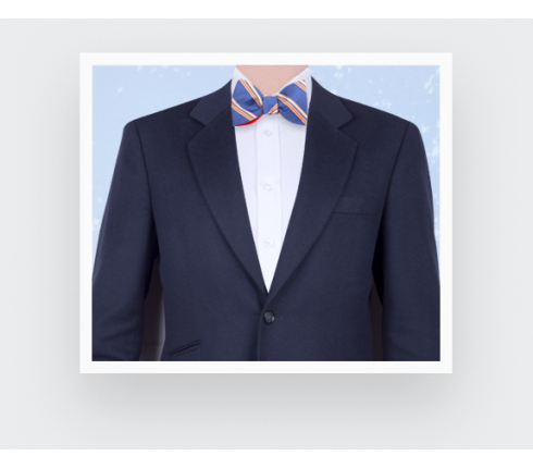 Royal Blue Club Bow Tie - Cinabre Paris