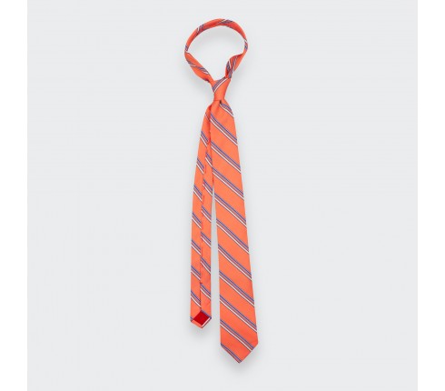 Orange Club Tie - Cinabre Paris