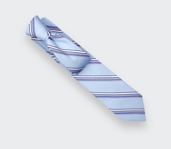 Sky Blue Club Tie - Cinabre Paris