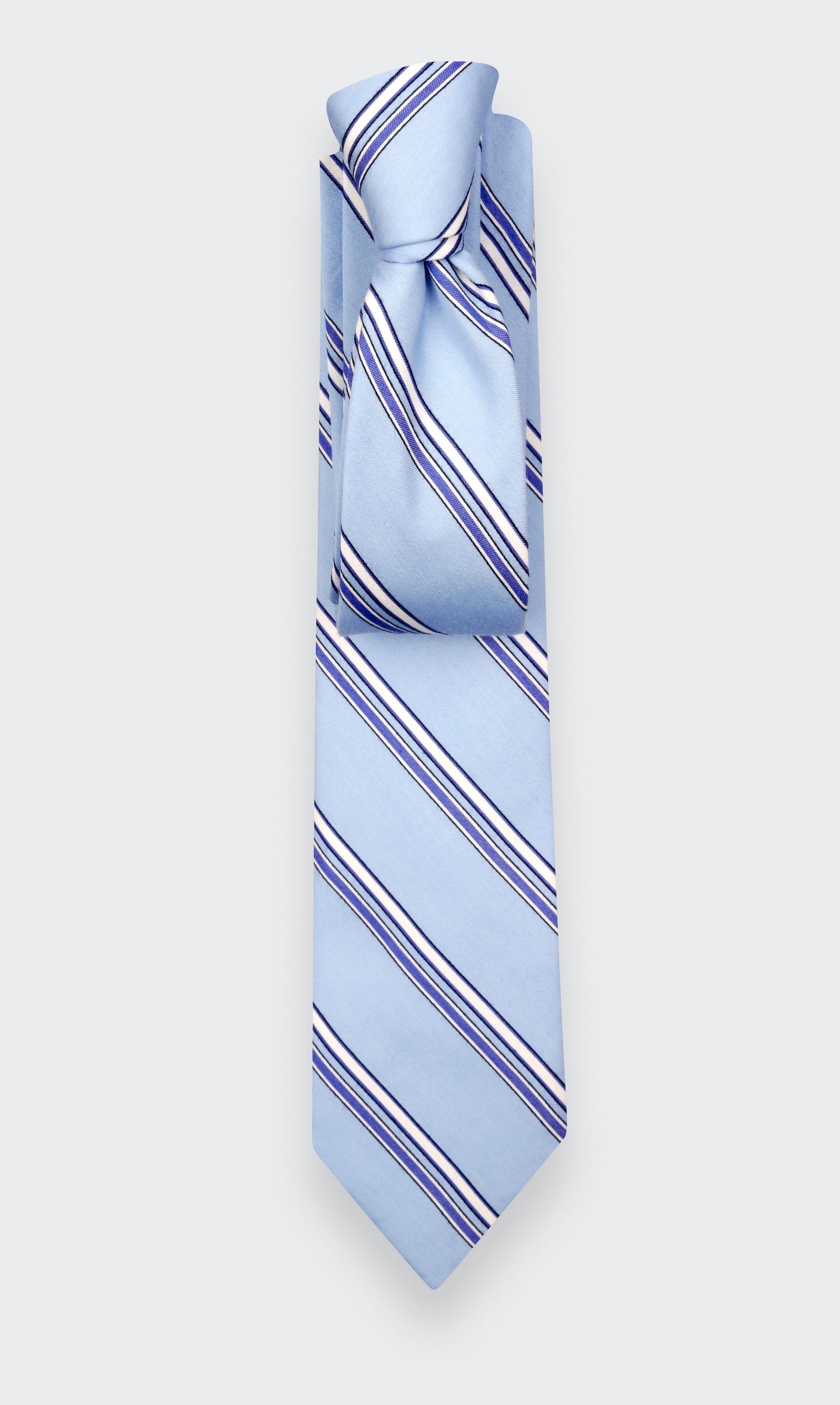 Sky Blue Club Tie - Cinabre Paris