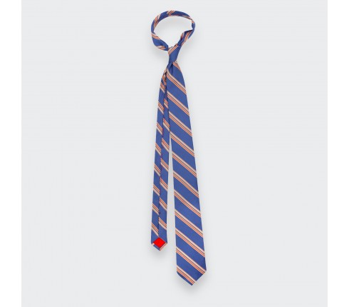 Royal Blue Club Tie - Cinabre Paris