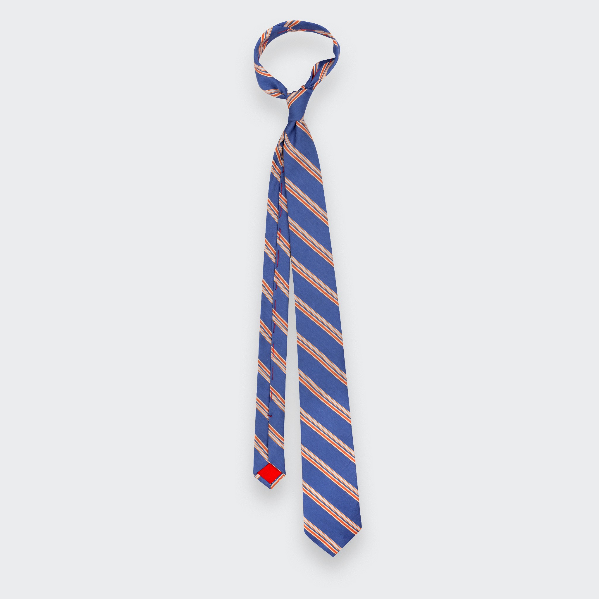 Royal Blue Club Tie - Cinabre Paris