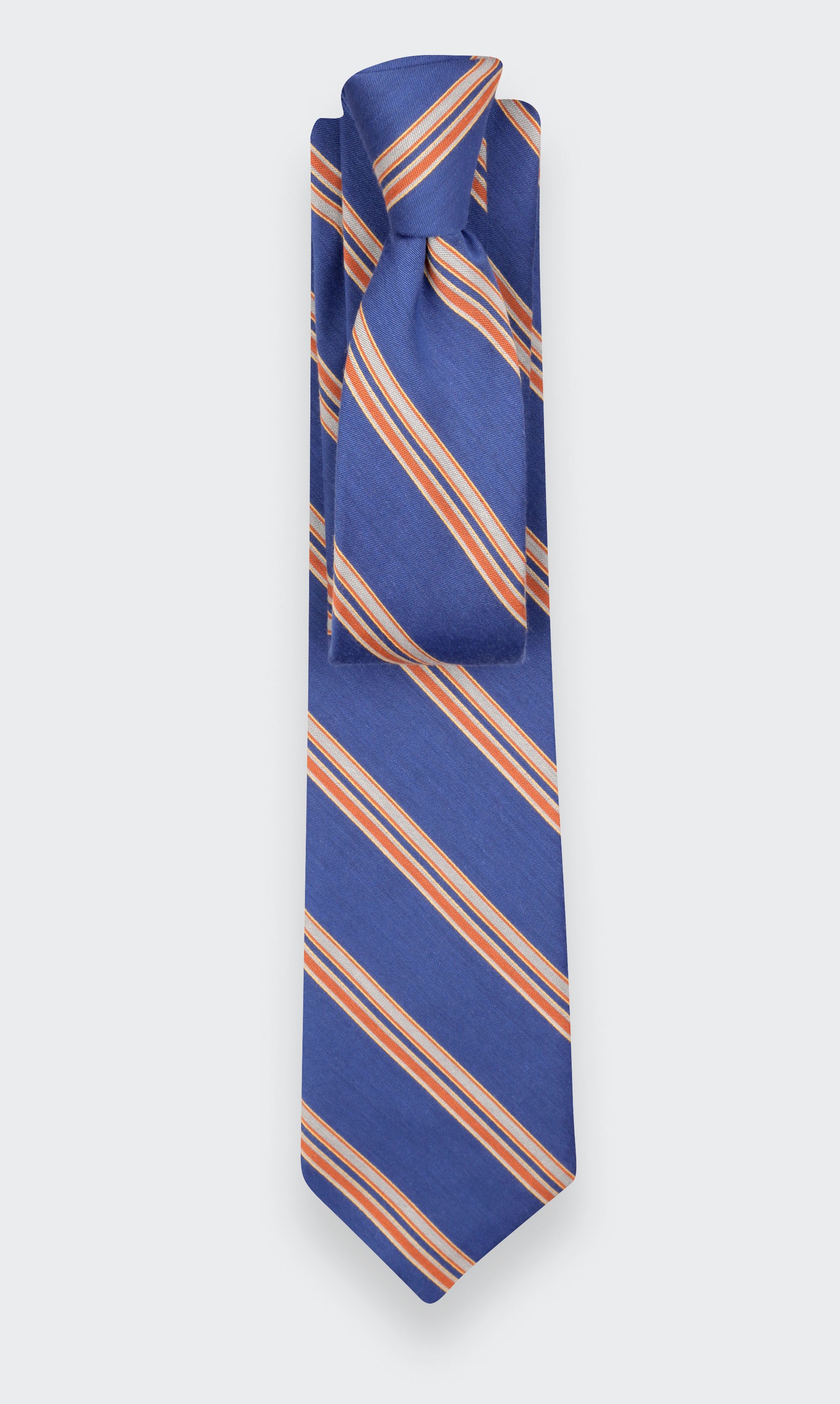 Royal Blue Club Tie - Cinabre Paris