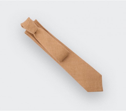 ochre manosque tie - linen - cinabre paris