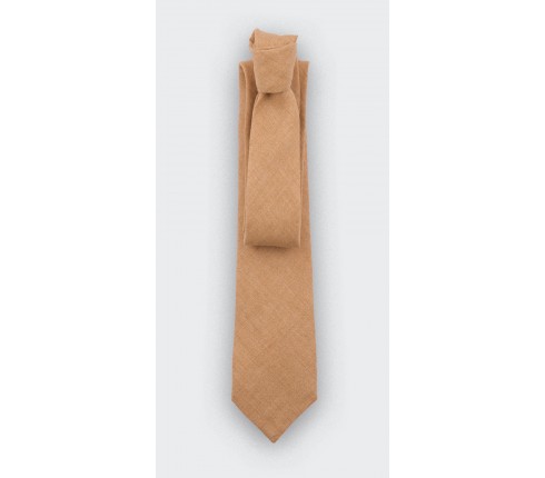 ochre manosque tie - linen - cinabre paris