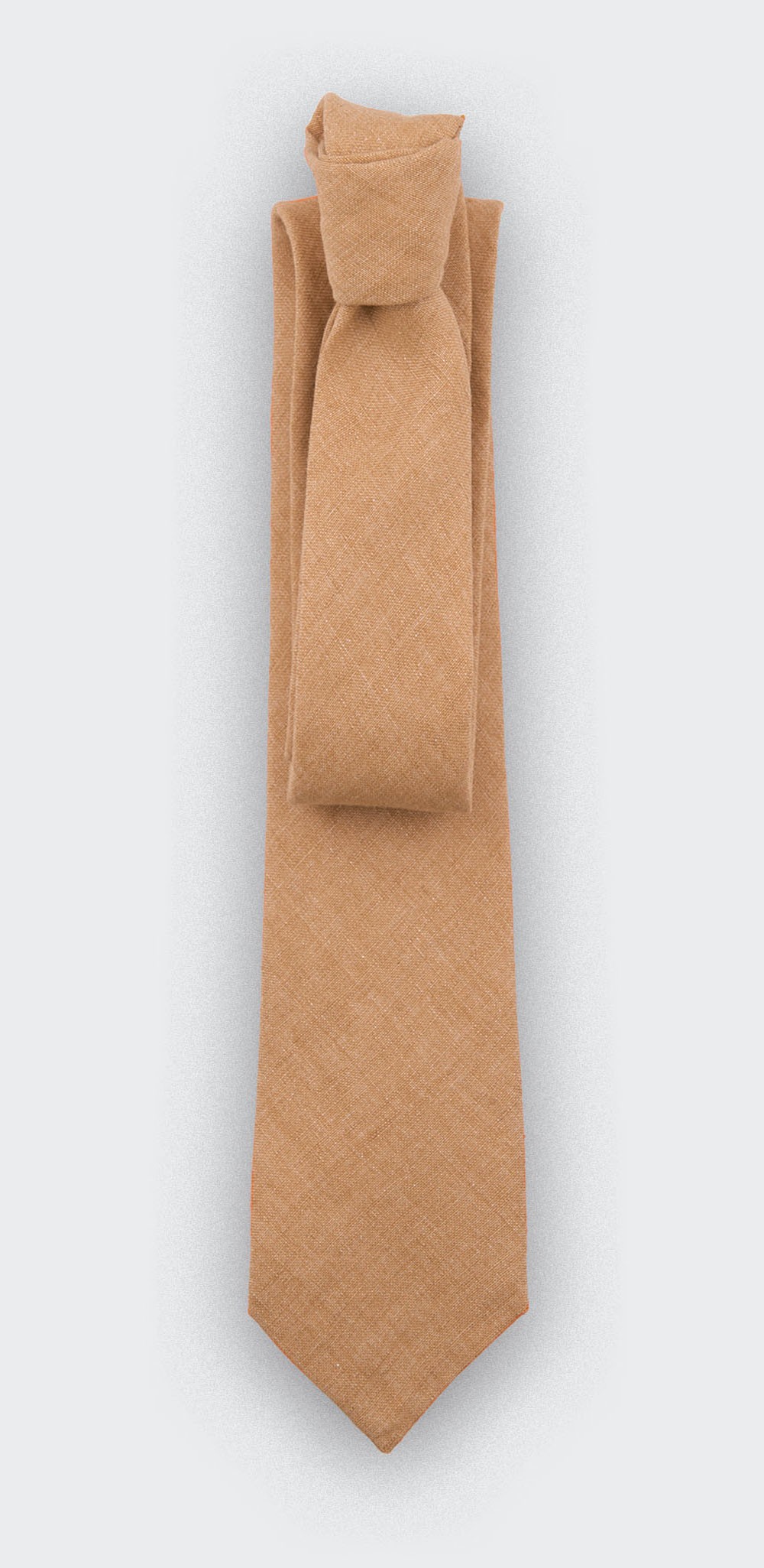 ochre manosque tie - linen - cinabre paris