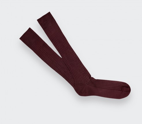 Burgundy Socks