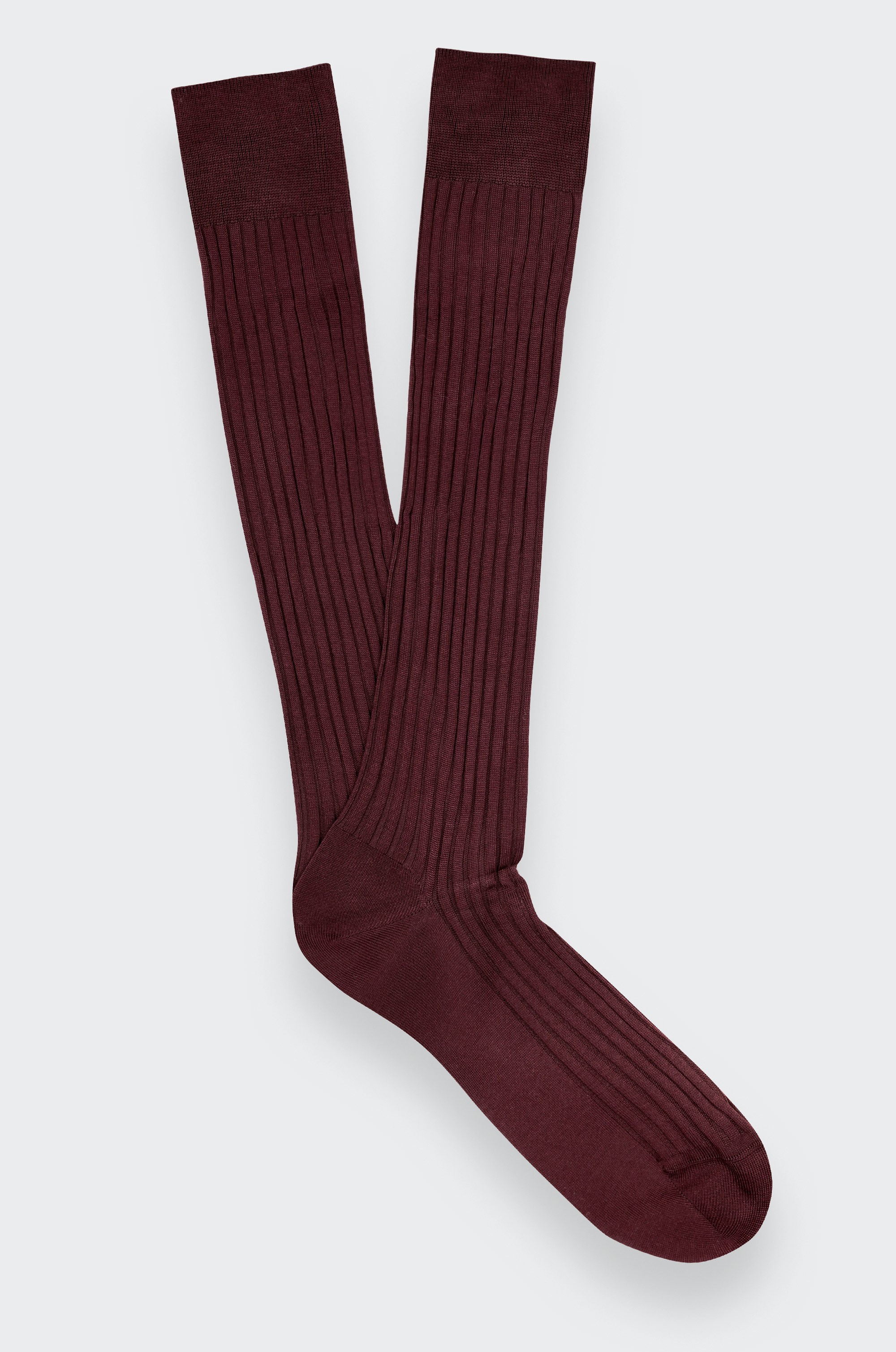 Burgundy Socks