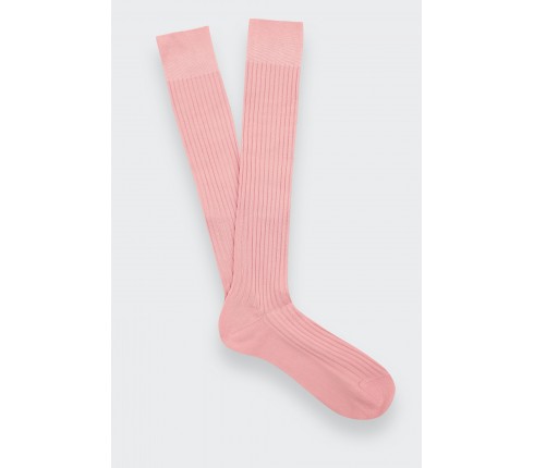 Chaussettes unies Rose - Cinabre Paris