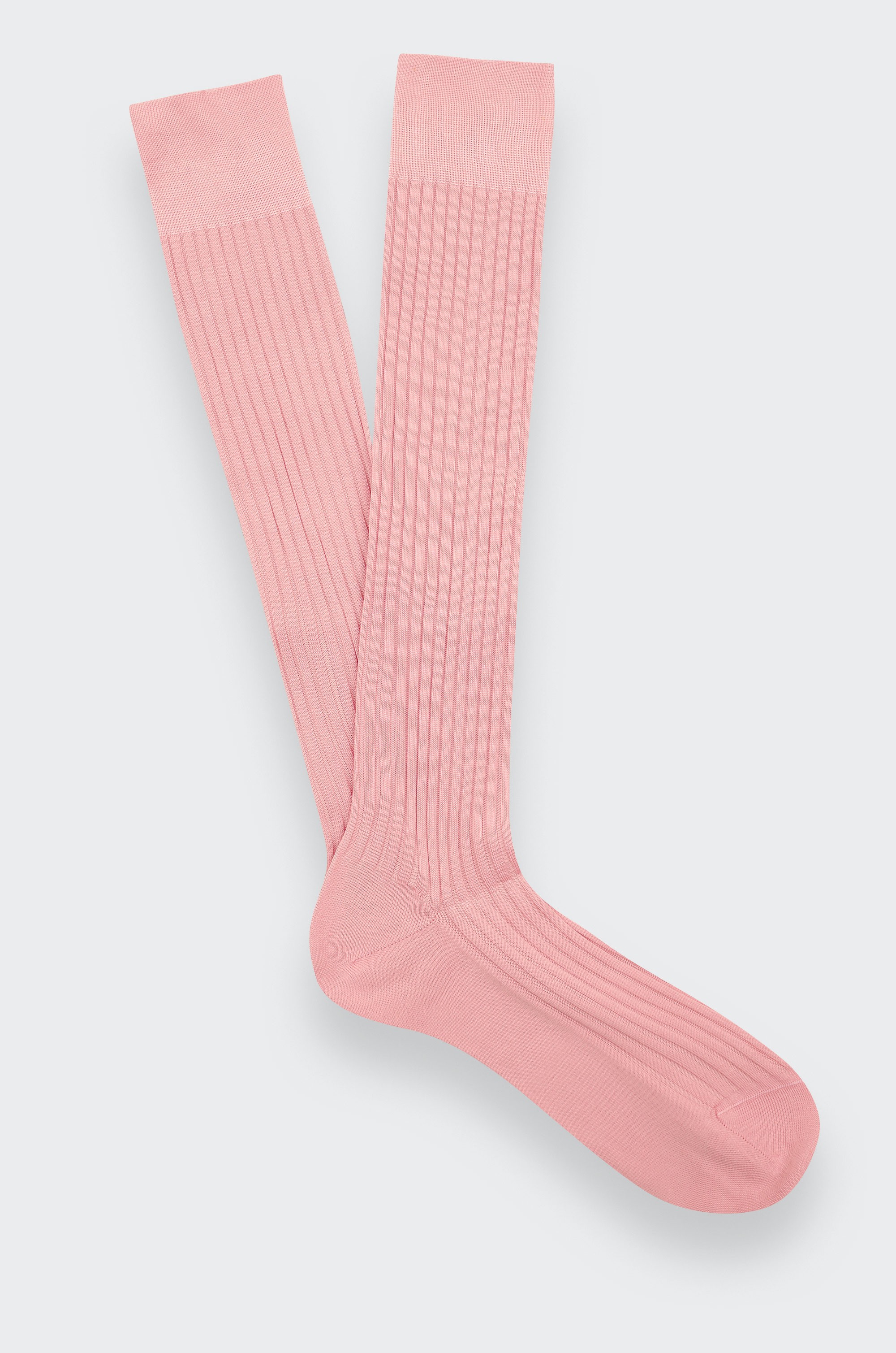 Chaussettes unies Rose - Cinabre Paris