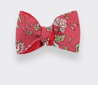 Framboise flower bow tie - Cinabre Paris