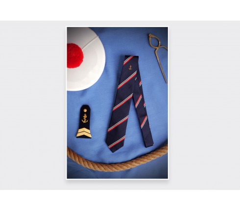 "Marine Nationale" Tie - Made in France - Cinabre Paris