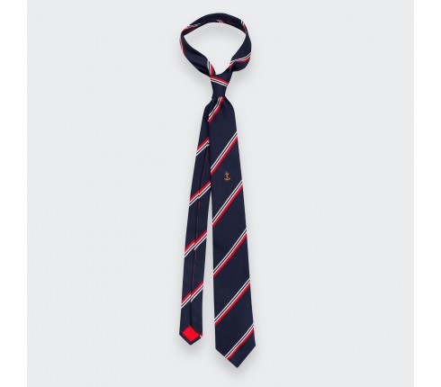 "Marine Nationale" Tie - Made in France - Cinabre Paris