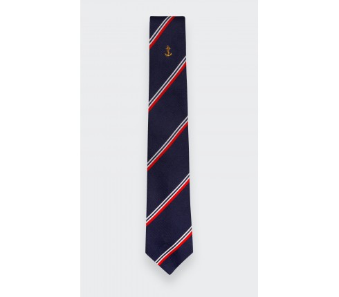 "Marine Nationale" Tie - Made in France - Cinabre Paris