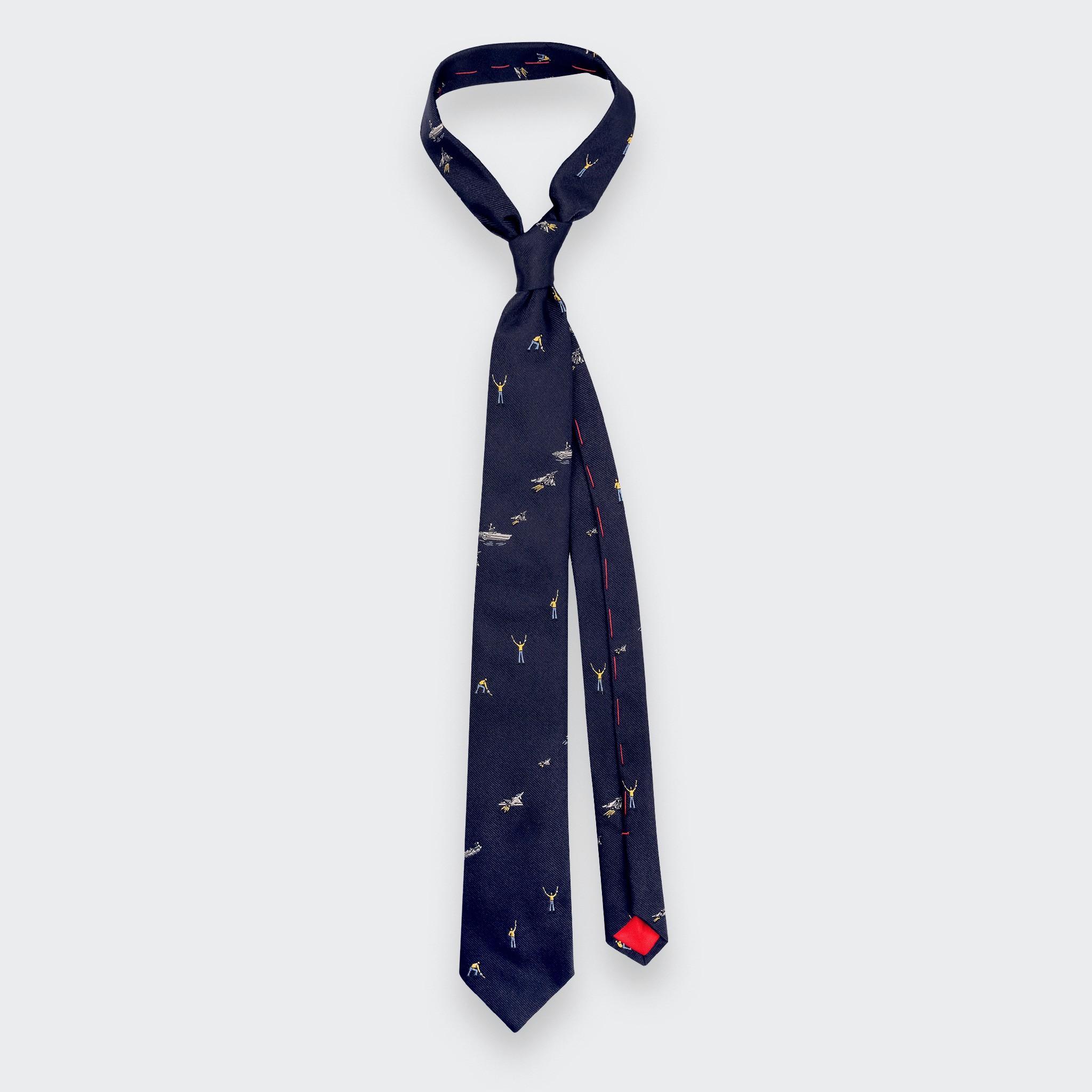 &quot;Porte-avions&quot; tie - French Navy x Cinabre Paris