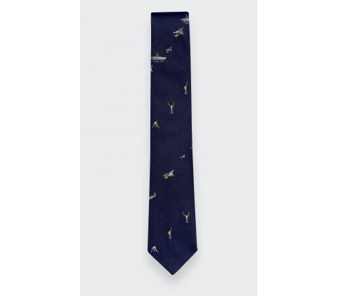 "Porte-avions" tie - French Navy x Cinabre Paris