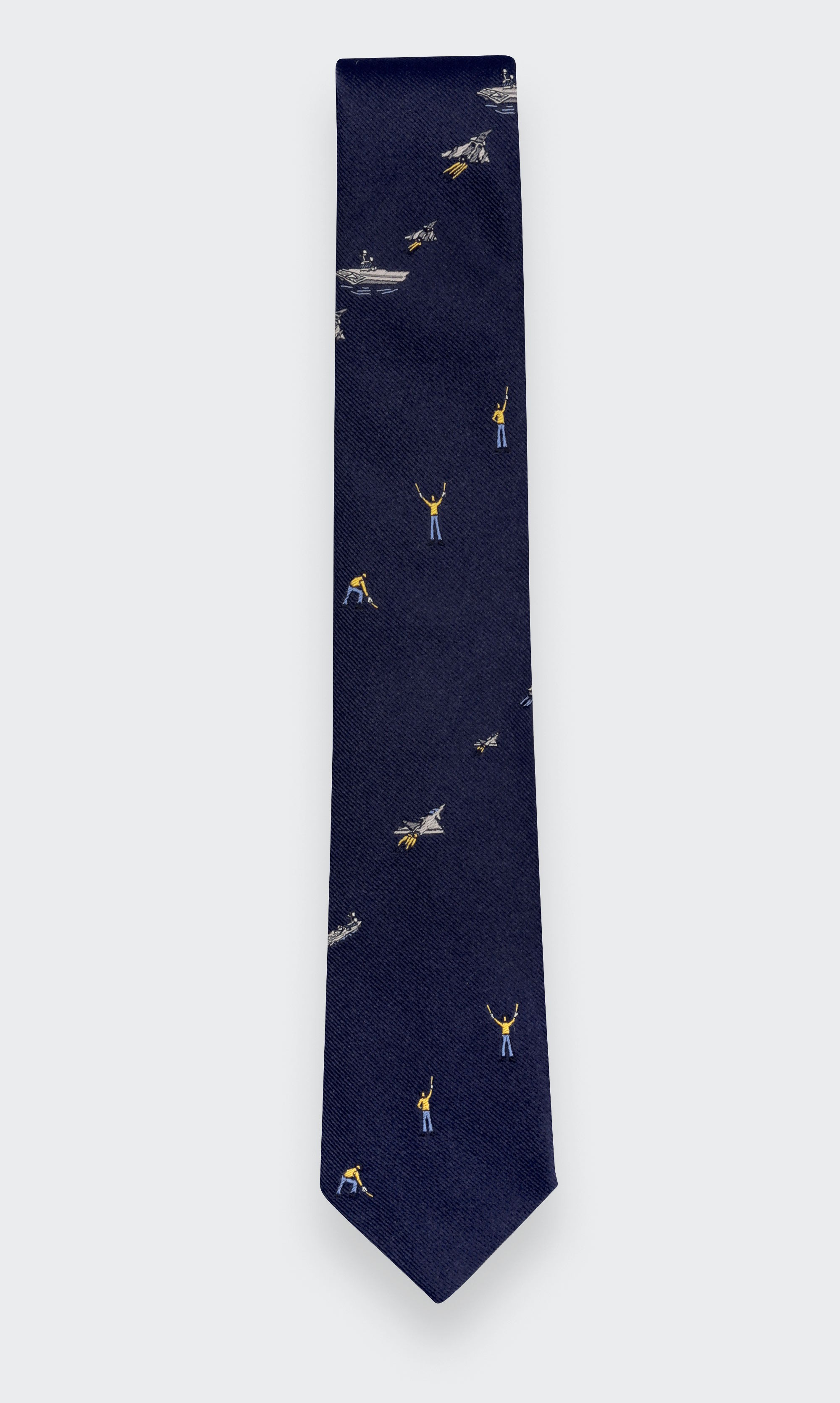 &quot;Porte-avions&quot; tie - French Navy x Cinabre Paris