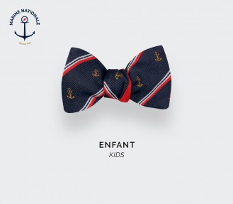 Noeud papillon Enfant "Marine Nationale" - Made in France - Cinabre Paris