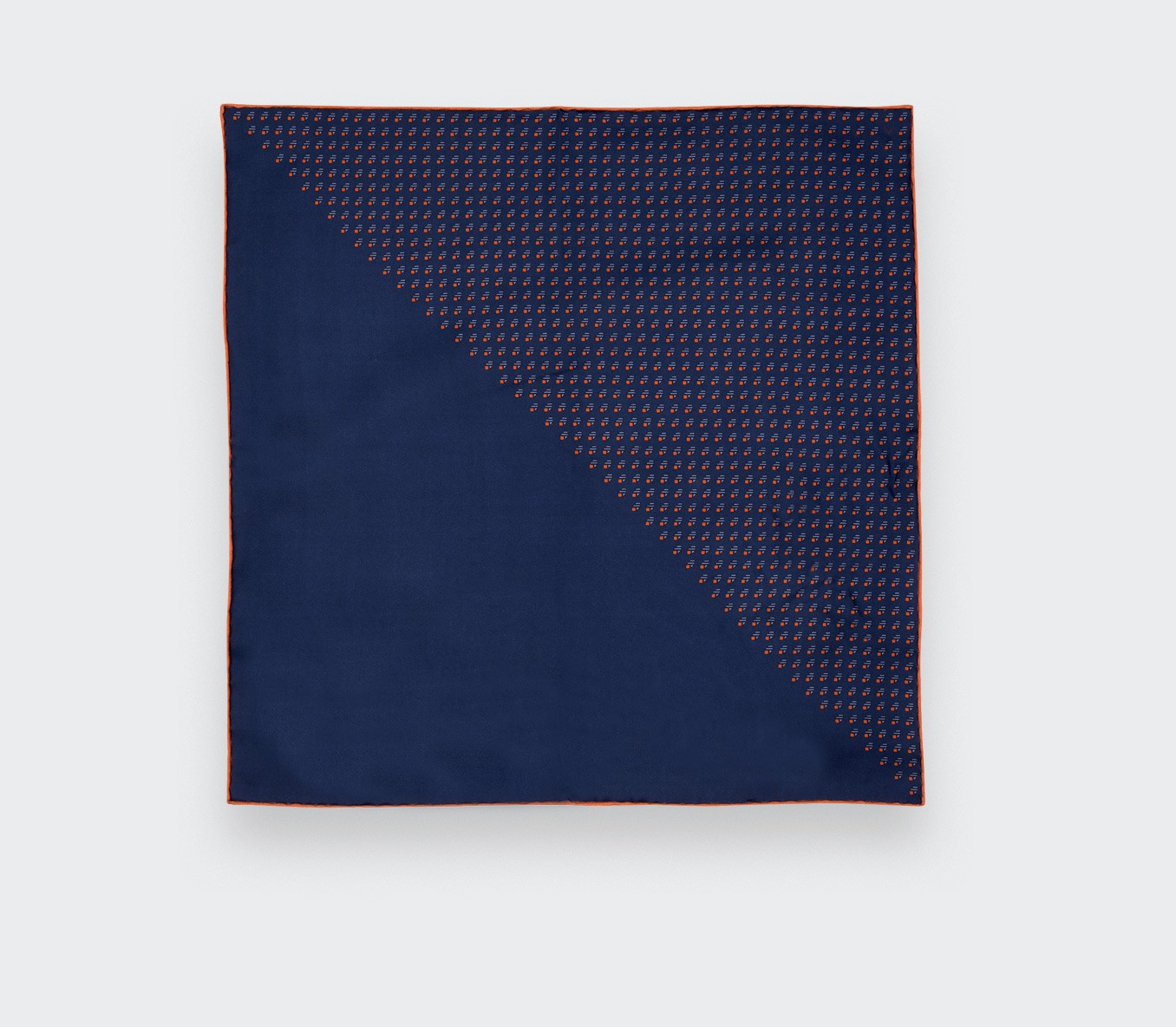 Navy Blue Grand Pan Pocket Square