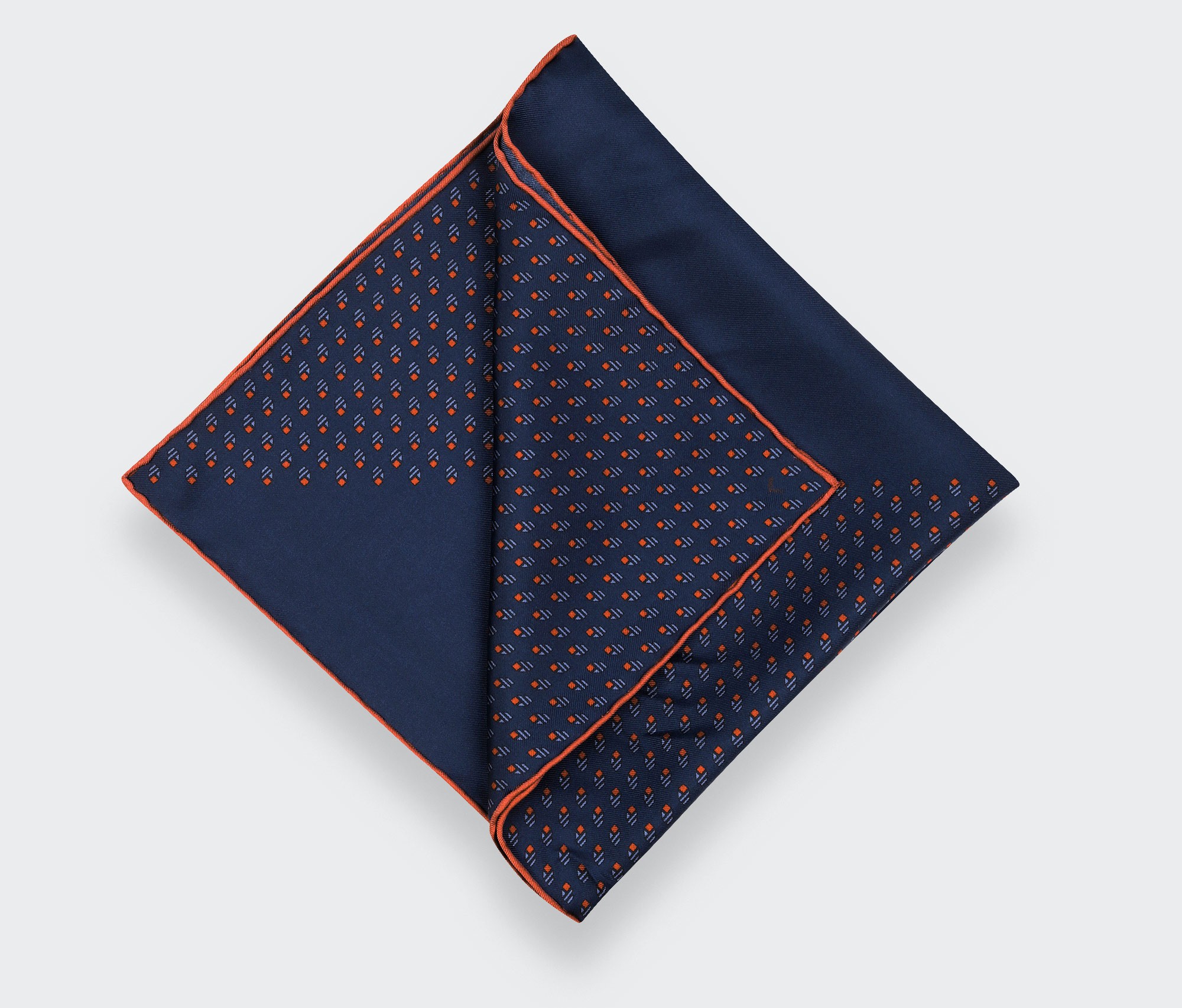 Navy Blue Grand Pan Pocket Square