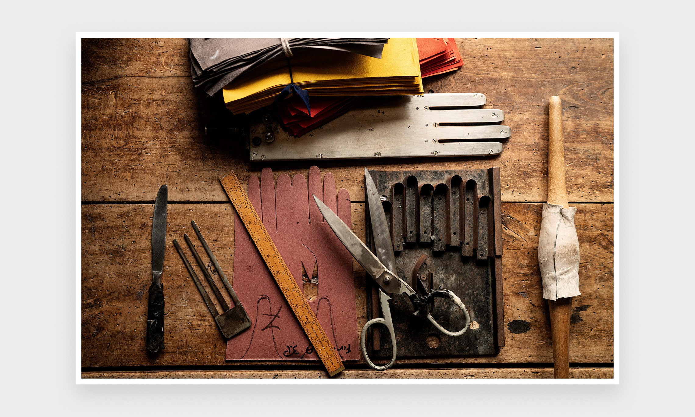 Atelier de ganterie à Naples