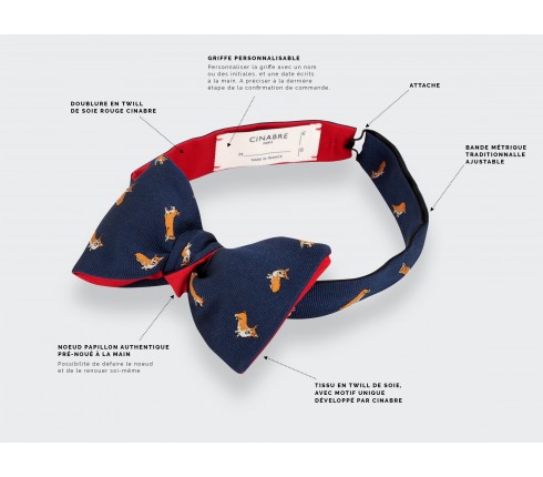 "The Corgis" Bow Tie - Cinabre Paris