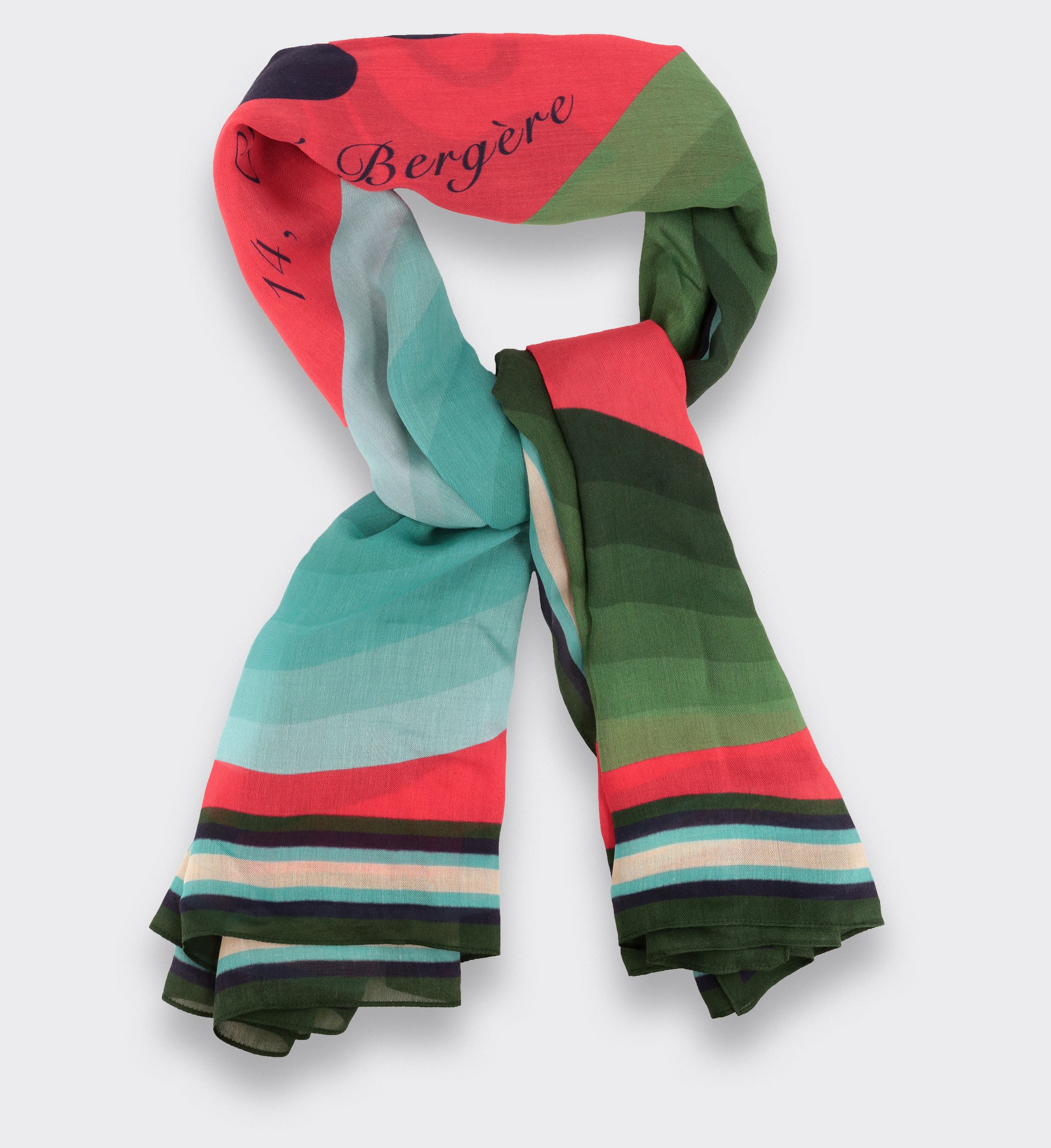 Coral Cité Bergère Scarf - Cinabre Paris