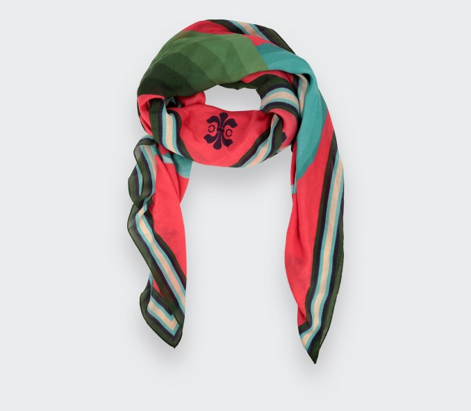 Coral Cité Bergère Scarf - Cinabre Paris