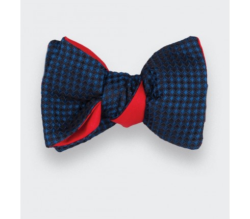 CINABRE Paris - Bow Tie - 3D Marine - Made in France