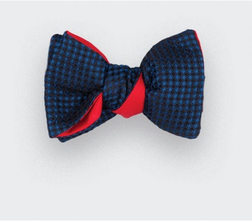 CINABRE Paris - Bow Tie - 3D Marine - Made in France